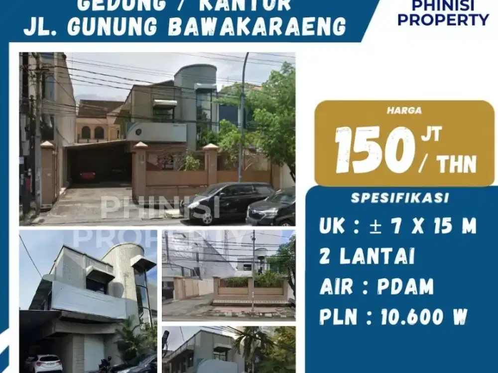 DISEWAKAN GEDUNG ATAU KANTOR CUMA 150 JUTAAN, COCOK BUAT BUKA USAHA ATAU KANTOR