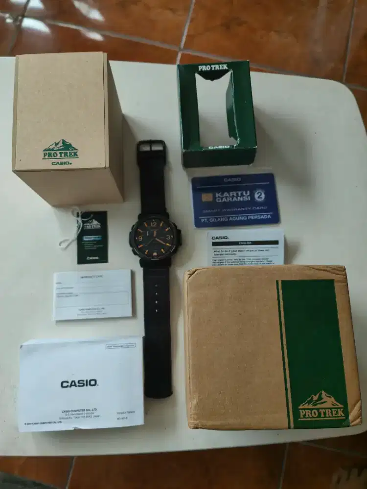 Jam Tangan Protrek Casio,  Full set, Semua Fungsi Normal