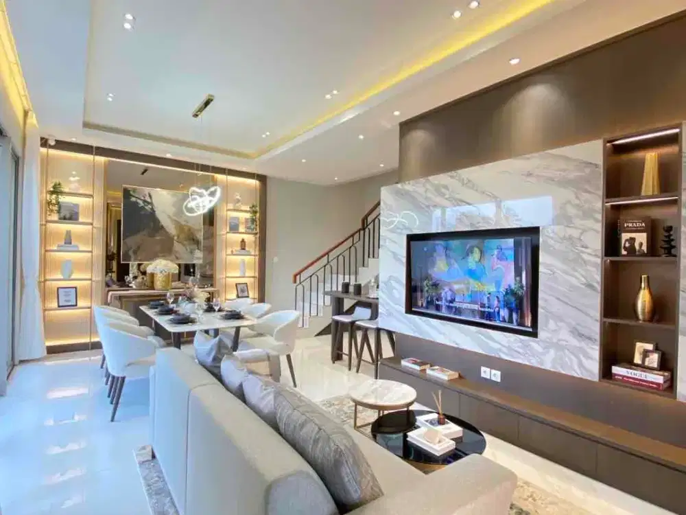 Rumah Mewah Hadap Danau Cluster Fontis at Lacovia Citra Garden Serpong