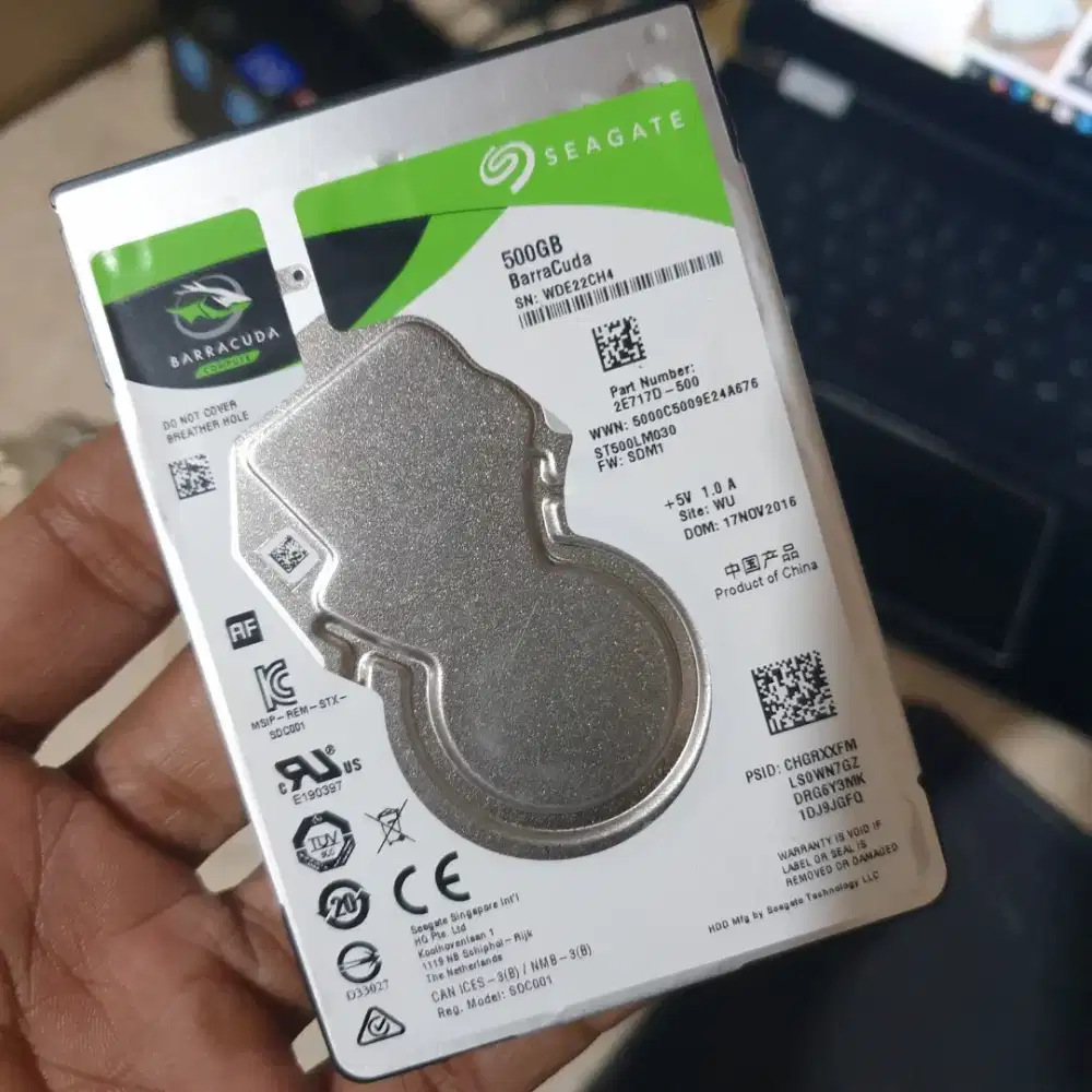 HARDISK LAPTOP 500GB SLIM - 100/100