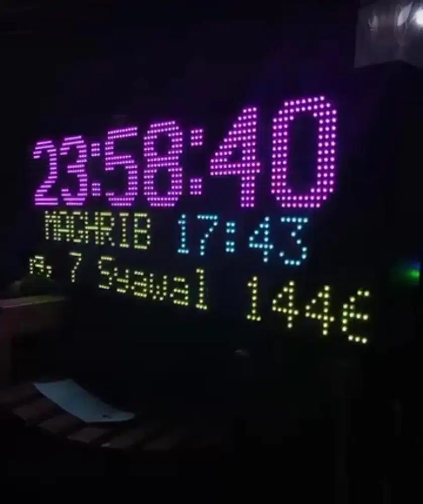 Jadwal Sholat Digital masjid