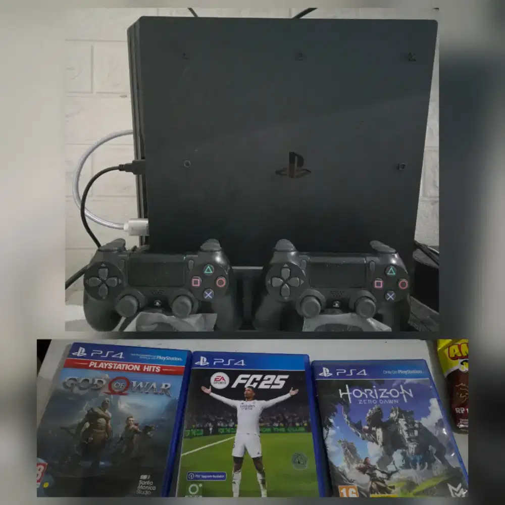 PS4 Pro 1TB + 4 BD + Docking Cooler Wirelles Charge