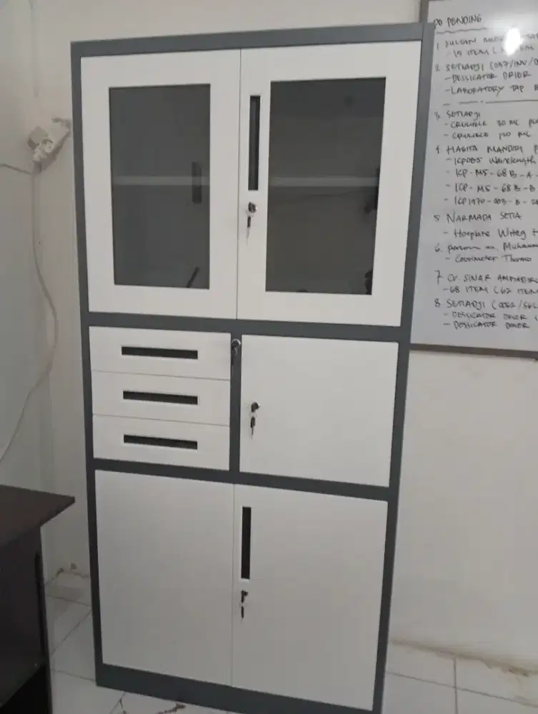 Lemari Arsip Brankas Besi Baru Free Ongkir Pasang