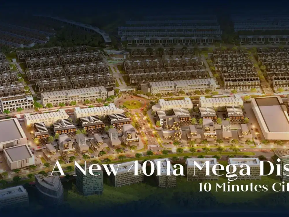 ANIVA BOULEVARD Kawasan prestigious Gading Serpong Cocok Tempat usaha!