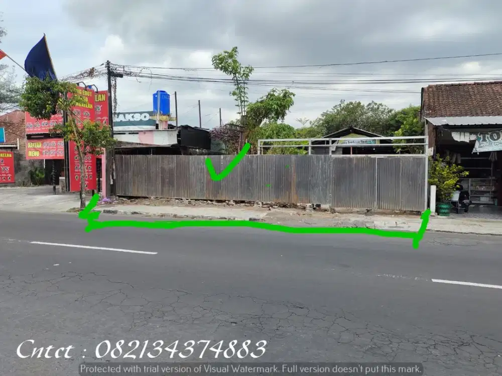 Tanah strategis dijual dekat Jl Ring Road Selatan, cocok untuk usaha/ kantor