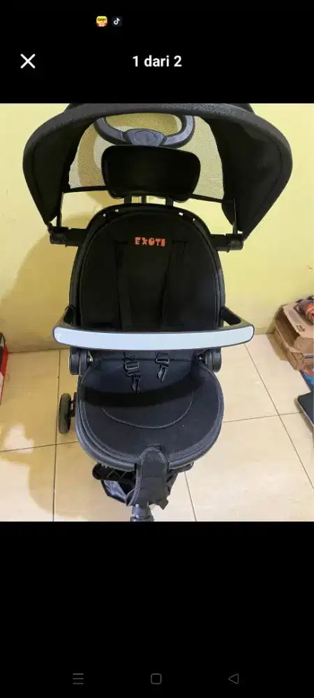 Jual stroller duduk merk exotic