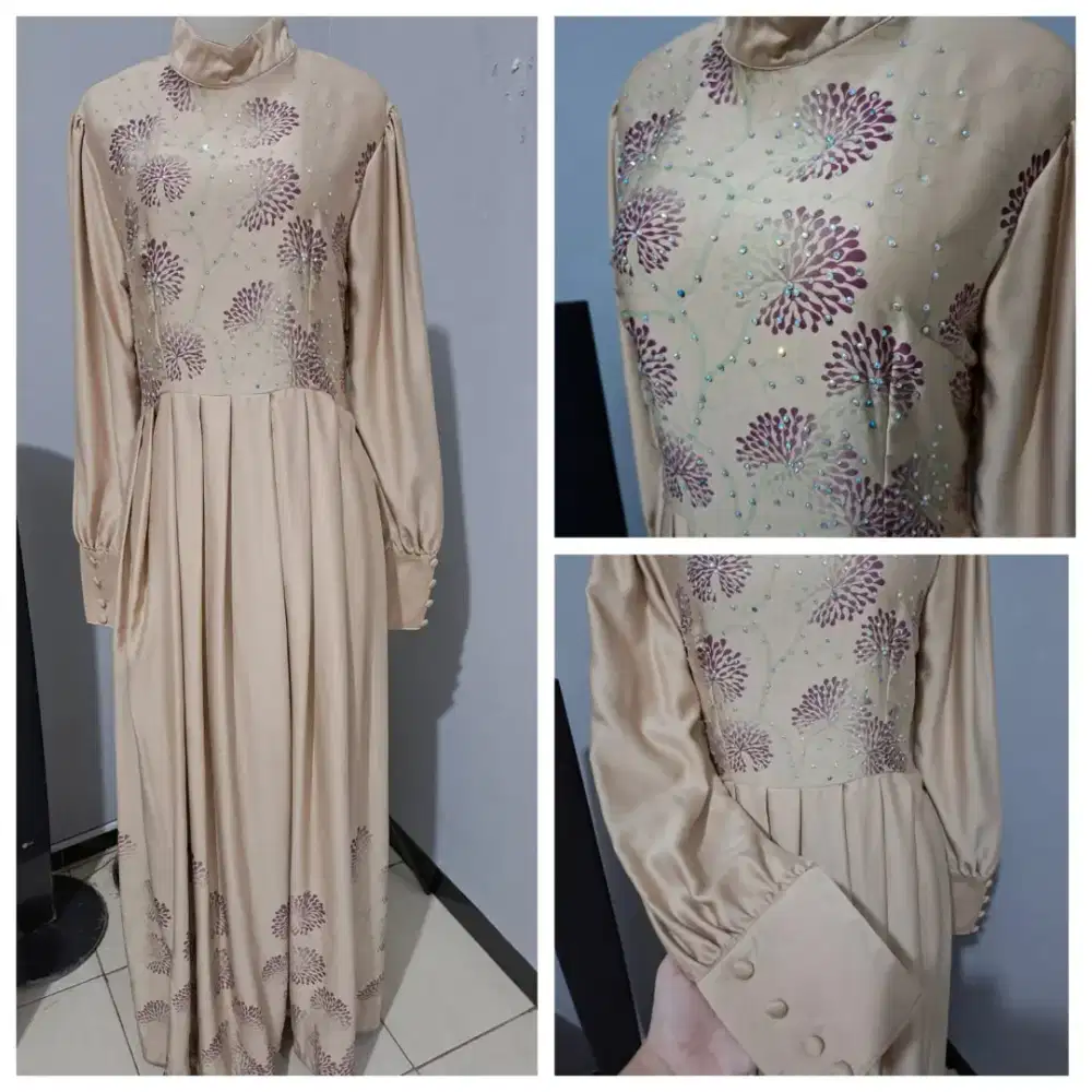 PRELOVED BEBERAPA KALI PAKAI AJA. GAMIS SIL SUTRA. LD 100