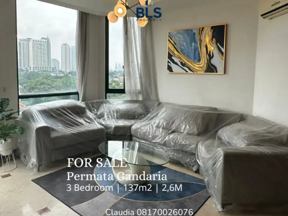 FOR SALE Apartment Permata Gandaria 3BR