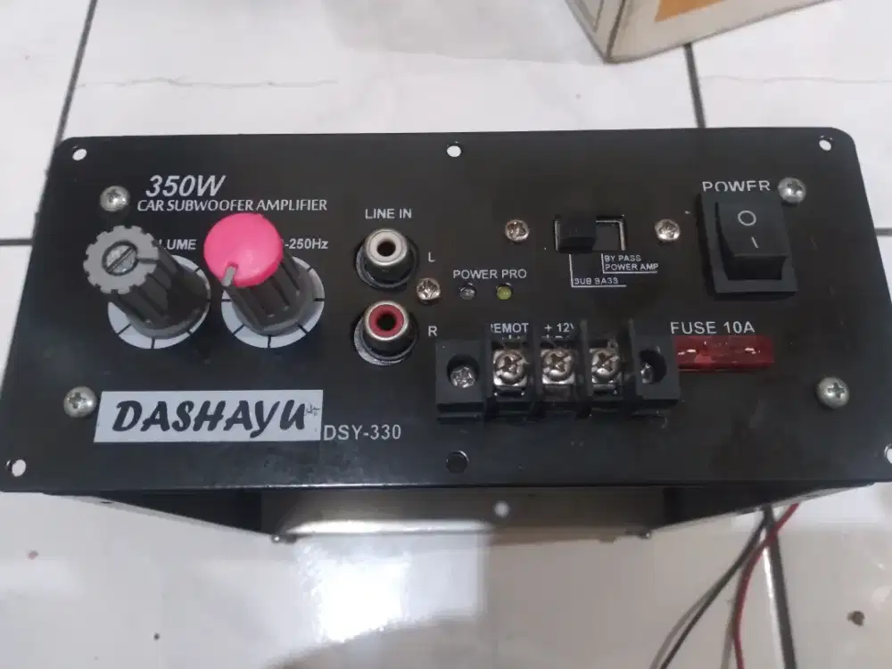 Power mini subwofer datayu 350 watt