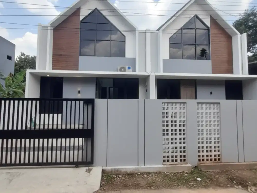 Rumah cakep design modern siap huni lokasi bebas banjir di jatiasih