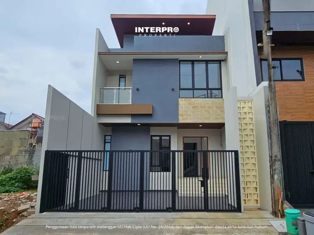 Rumah Brand New Dijual Taman Villa Meruya Hadap Selatan - LT 126m2