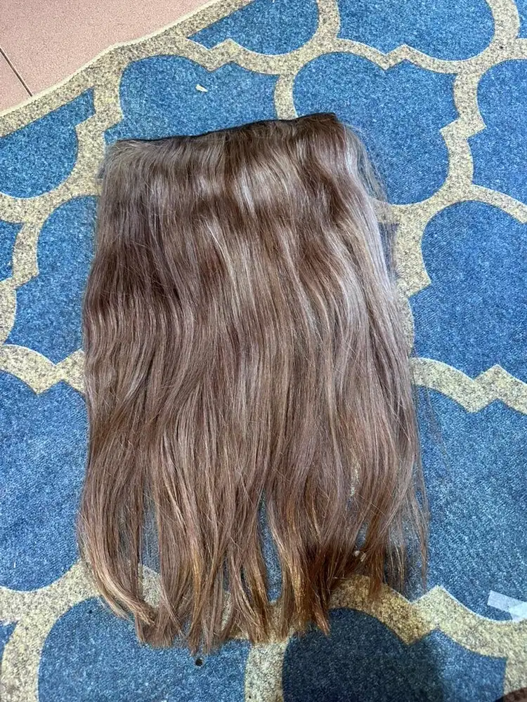 hairclip 55 cm human hair 100% tebal