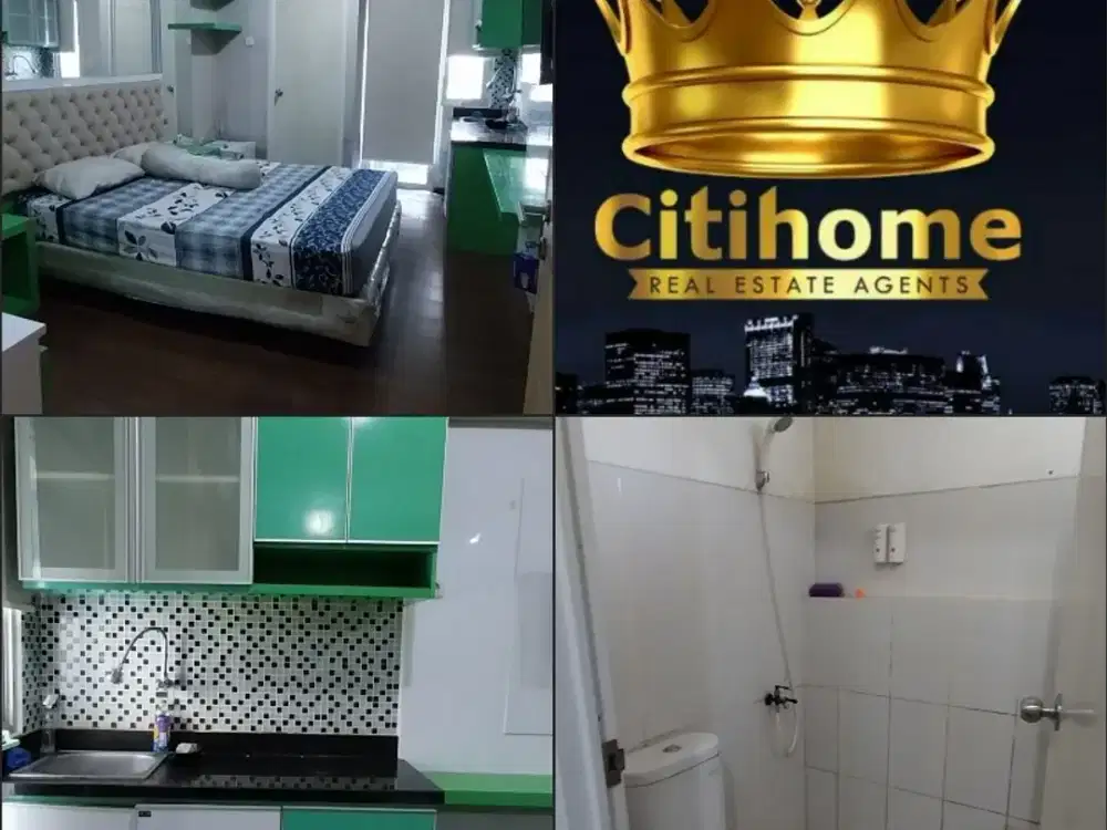 menyewakan apartemen educity 1br bulanan bycitihome