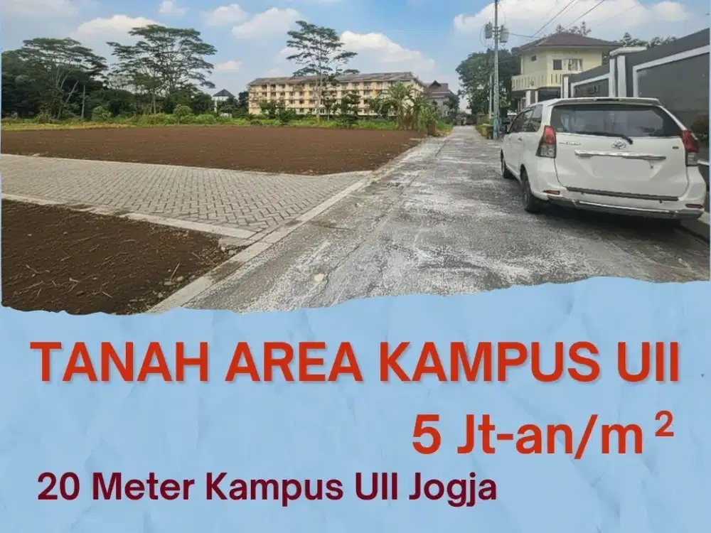 Tanah Jogja Nempel Kampus UII Terpadu Sisa 1 Unit Terakhir