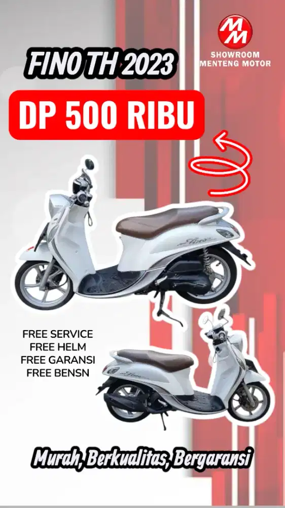 FINO PUTIH TH 2023, DP CUMA 500 RIBU
