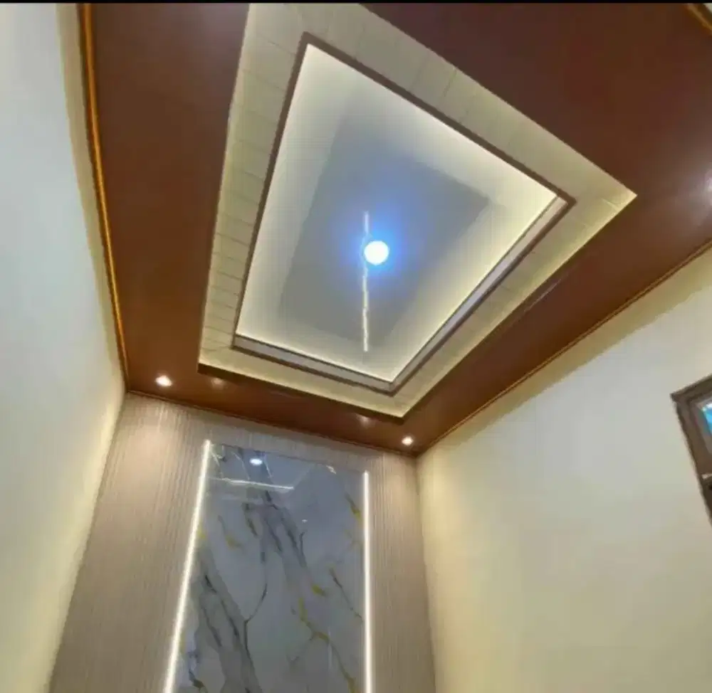 Melayani pemasangan plafon PVC Q dan kanopi Wesi dan baja ringan