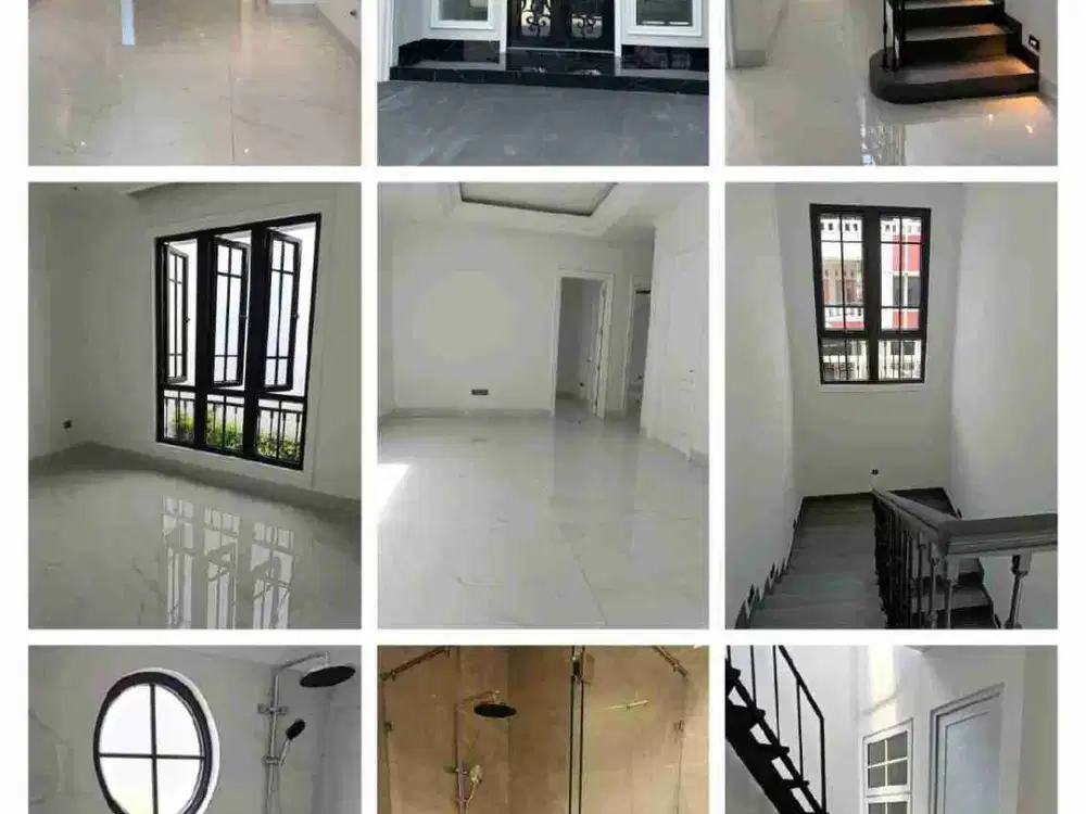 *DIJUAL BRAND NEW 2 RUMAH MEWAH AMERICAN CLASSIC DI CEMPAKA PUTIH, JAKARTA PUSAT*