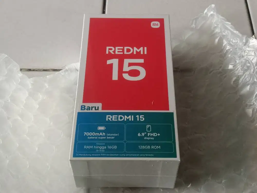 Redmi 15 RAM 8/128GB Baterai 7000mAh Garansi Resmi Xiaomi