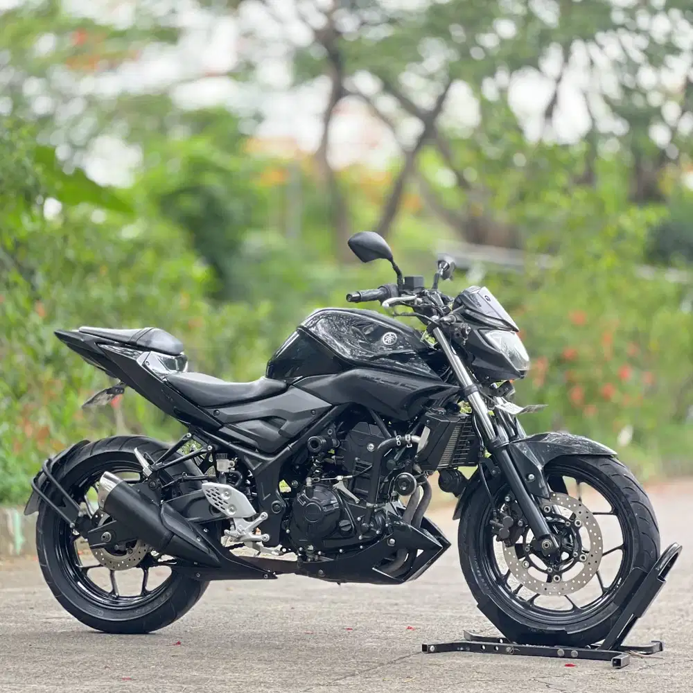 YAMAHA MT25 OLD 2018 HITAM PAJAK PANJANG SIAP GASPOL