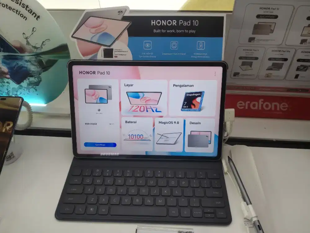 HONOR PAD 10 8+8/256 FREE KEYBOARD CASE & PEN BISA CICILAN KTP AJA