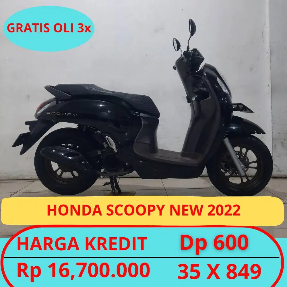 HONDA SCOOPY NEW 2022 PROMO MURAH