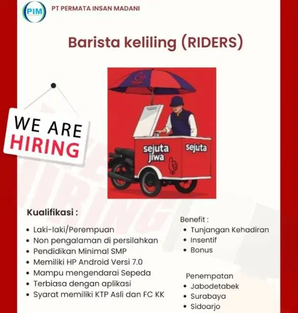 Riders Barista Keliling (Sejuta Jiwa)