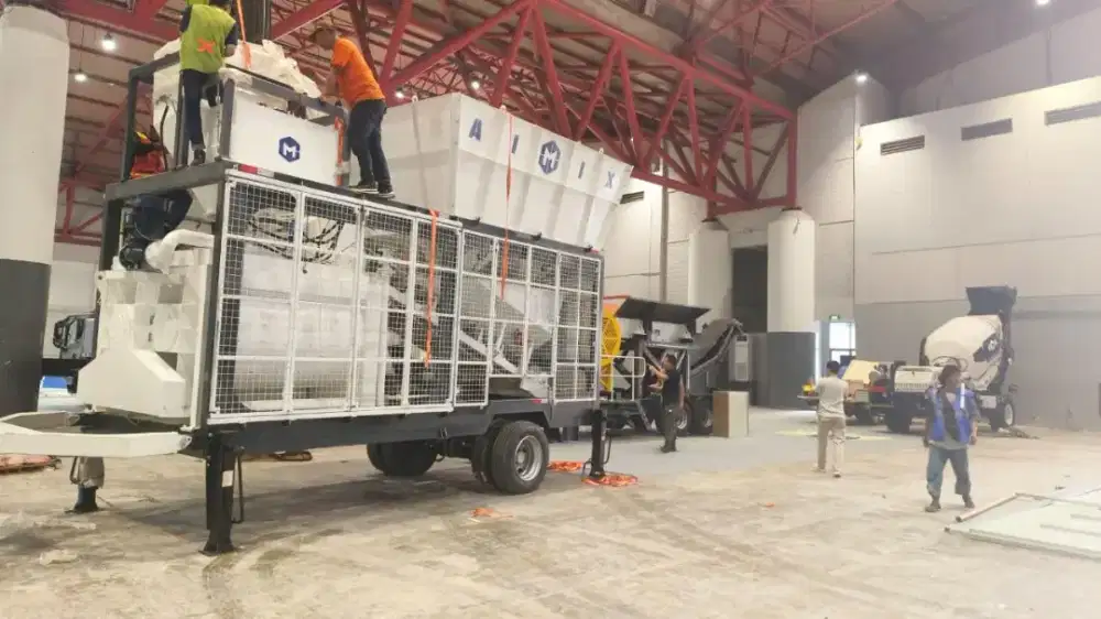 Batching plant wetmix AIMIX