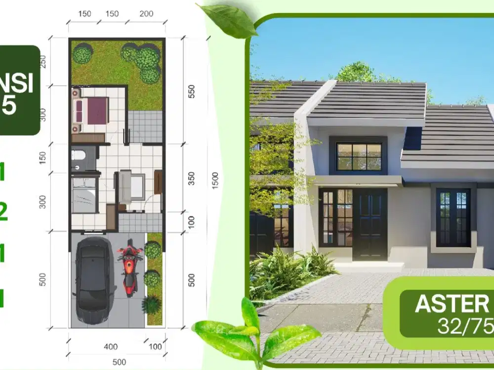 Rumah Baru Siap Huni di Grand Park Anggaswangi Sidoarjo