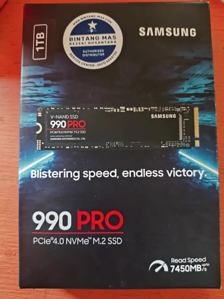 Samsung 990 PRO 1TB NVMe PCle 4.0 M.2- Open Box LIKE NEW Garansi Resmi