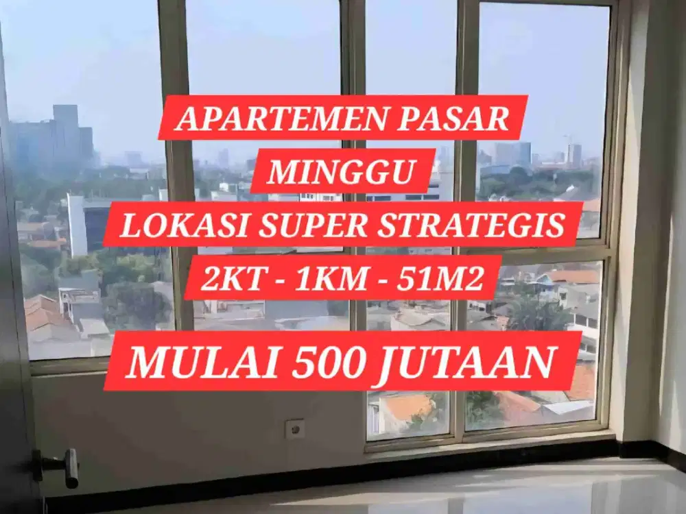 DIJUAL APARTEMEN DI PEJATEN PASAR MINGGU JAKARTA SELATAN