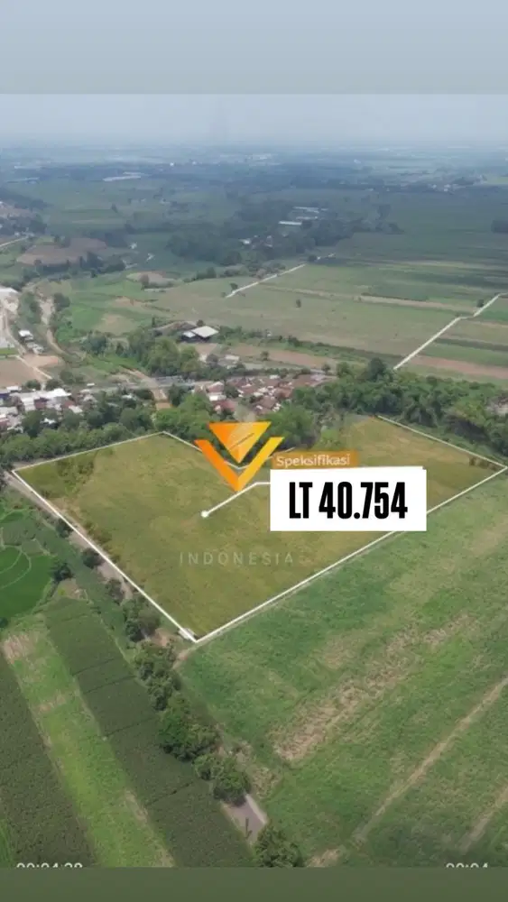 DIJUAL CEPAT TANAH SHM 4HA ++ KAWASAN INDUSTRI