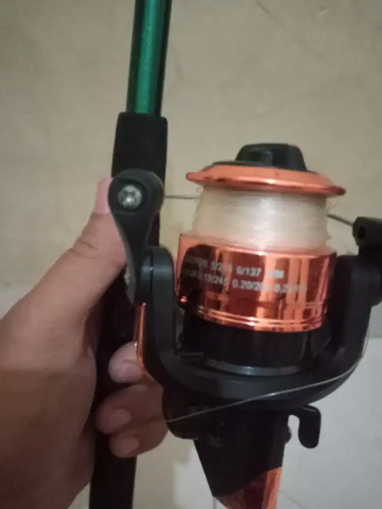 Joran 180cm dan 1 set alat pancing