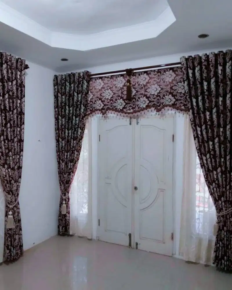 Dijual Tirai Gorden Jendela Gordyn Mewah Hordeng Terbaru Murah