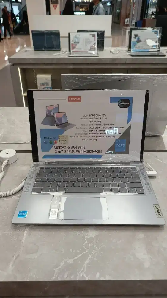 kredit laptop LENOVO IDEAPAD SLIM 3 syrt cuma ktp di home credit