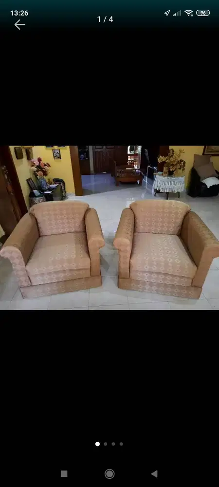 Sofa 2 Seat dan 1 Seat ada 2 buah