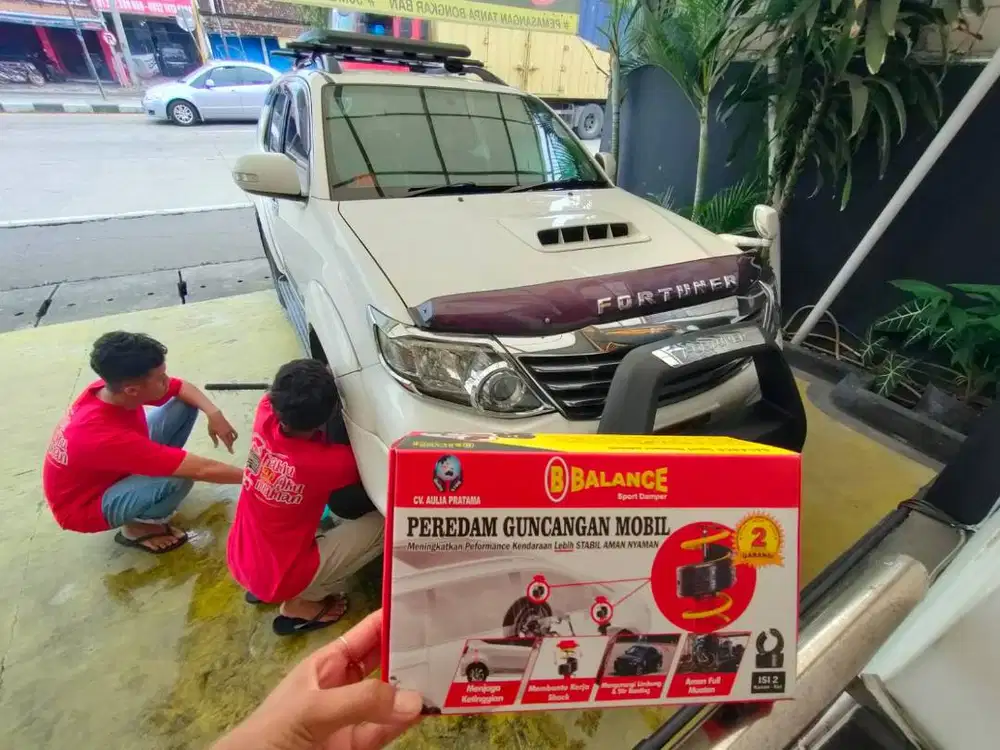 Redam GRUDUK & Bantingan Keras di Mobil dg Pasang BALANCE di LAMPUNG