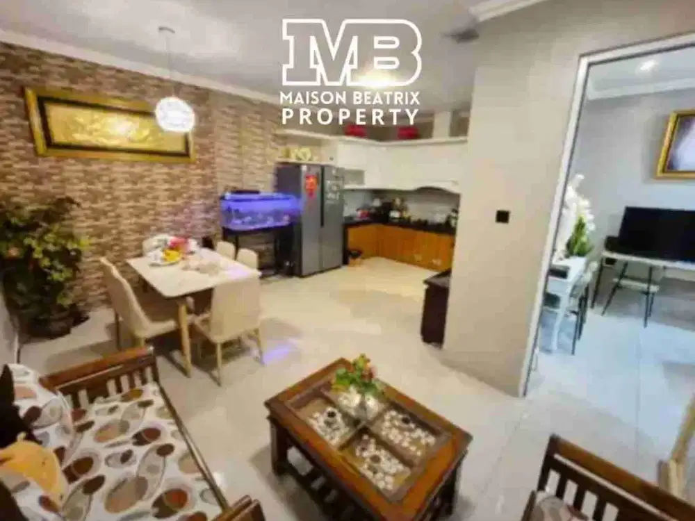 DIJUAL RUMAH 3LT SEMI FURNISH DEKAT DG BINUS, DI RESIDENCE ONE BSD