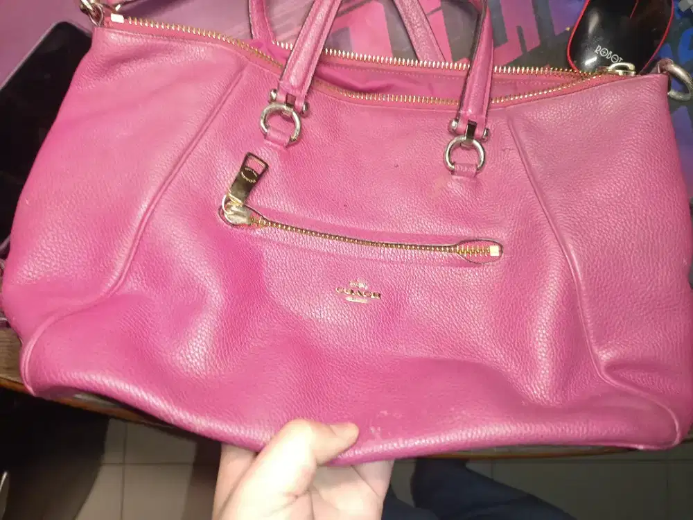 Tas coach warna pink
