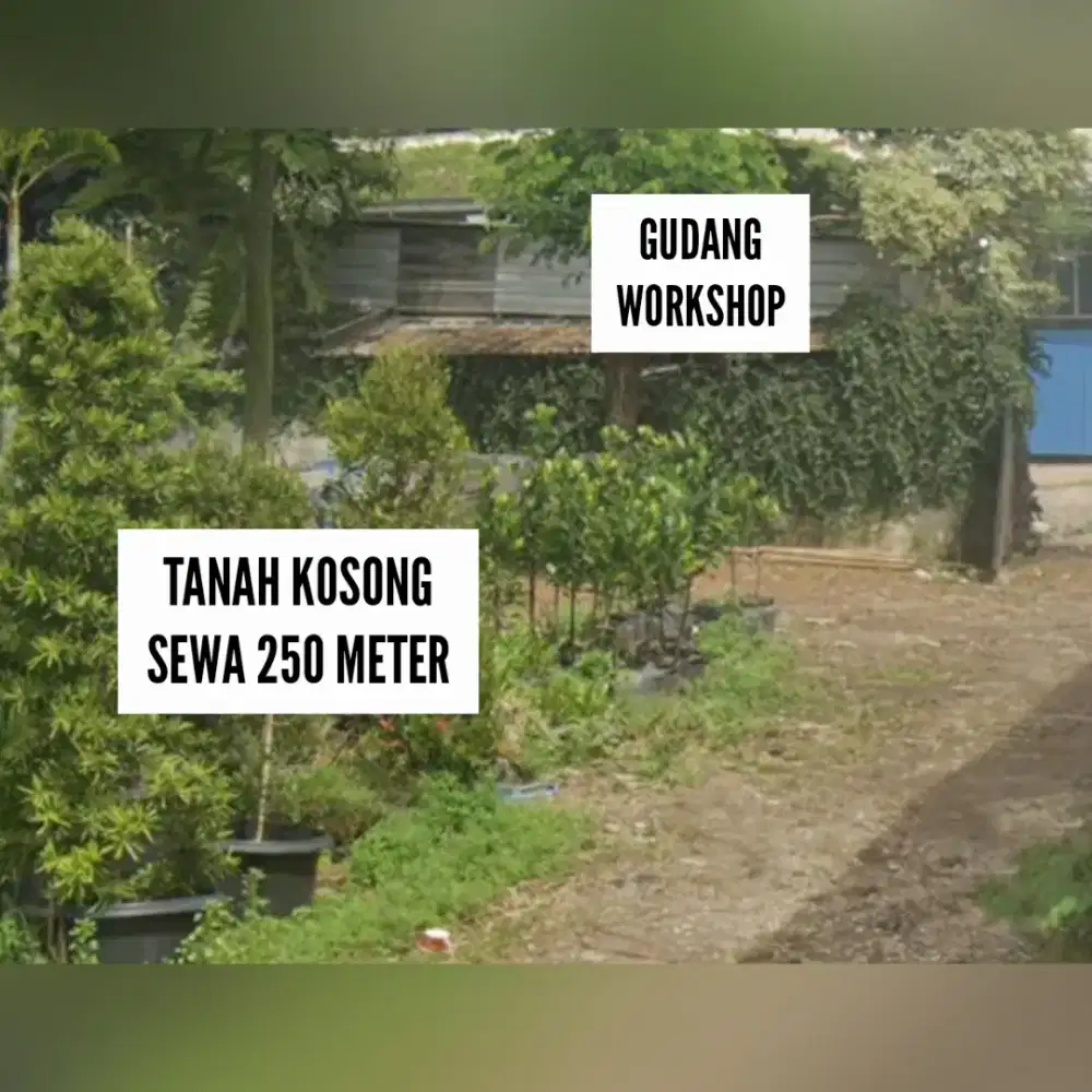 SEWA TANAH 250 MTR LOKASI DI KEMBANAGAN