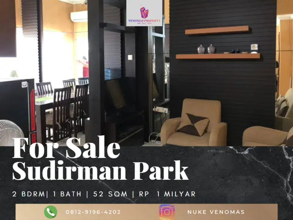 Dijual Apartemen Sudirman Park 2 Bedroom Furnished Lantai Rendah