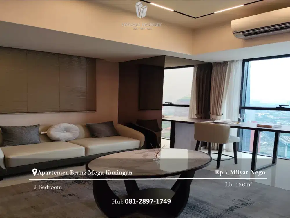 Dijual Apartement Branz Mega Kuningan 2 Bedrooms Full Furnished