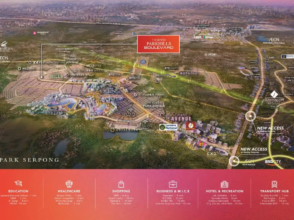 Opsi Double Volume Al Fresco Veranda Ruko Park Serpong Cuma 1Man Lokasi Termewah