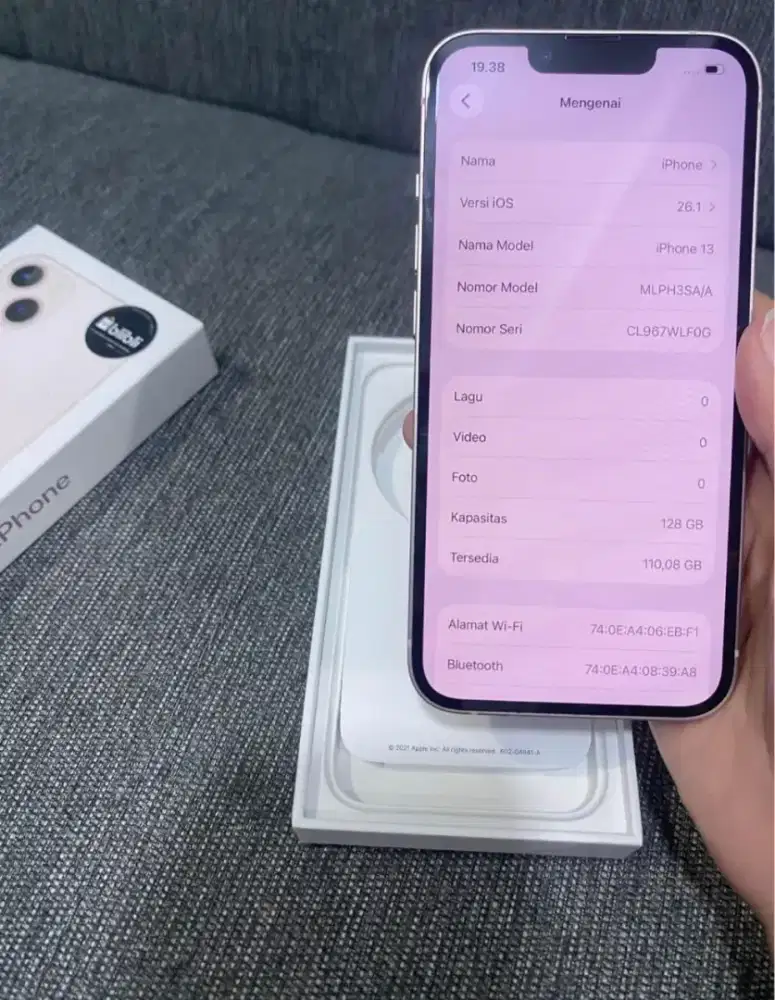 iPhone 13 IBox 128GB bh 95%