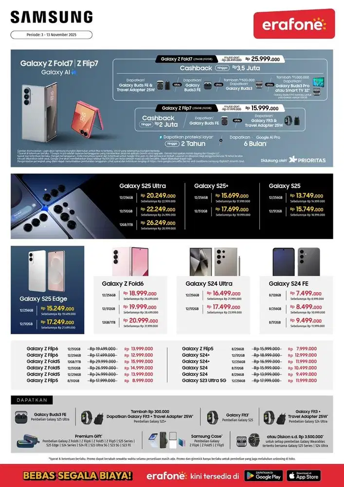 Samsung S Series and Foldable