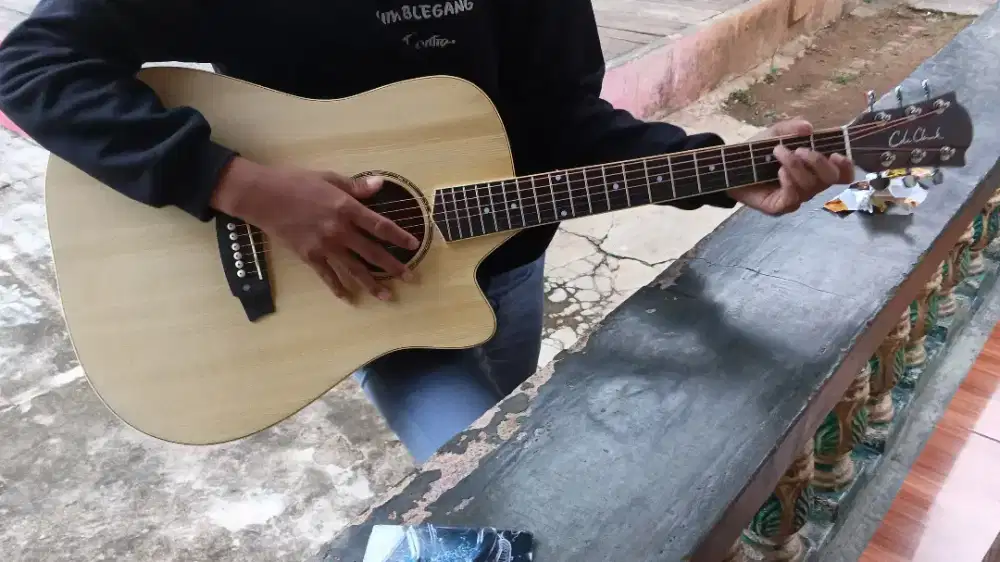 Gitar cole clark akustik