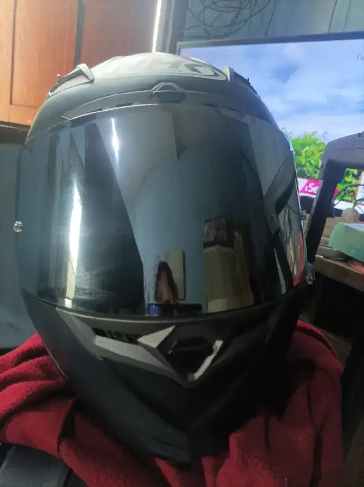 Helm NHK original ukuran L dobel visor