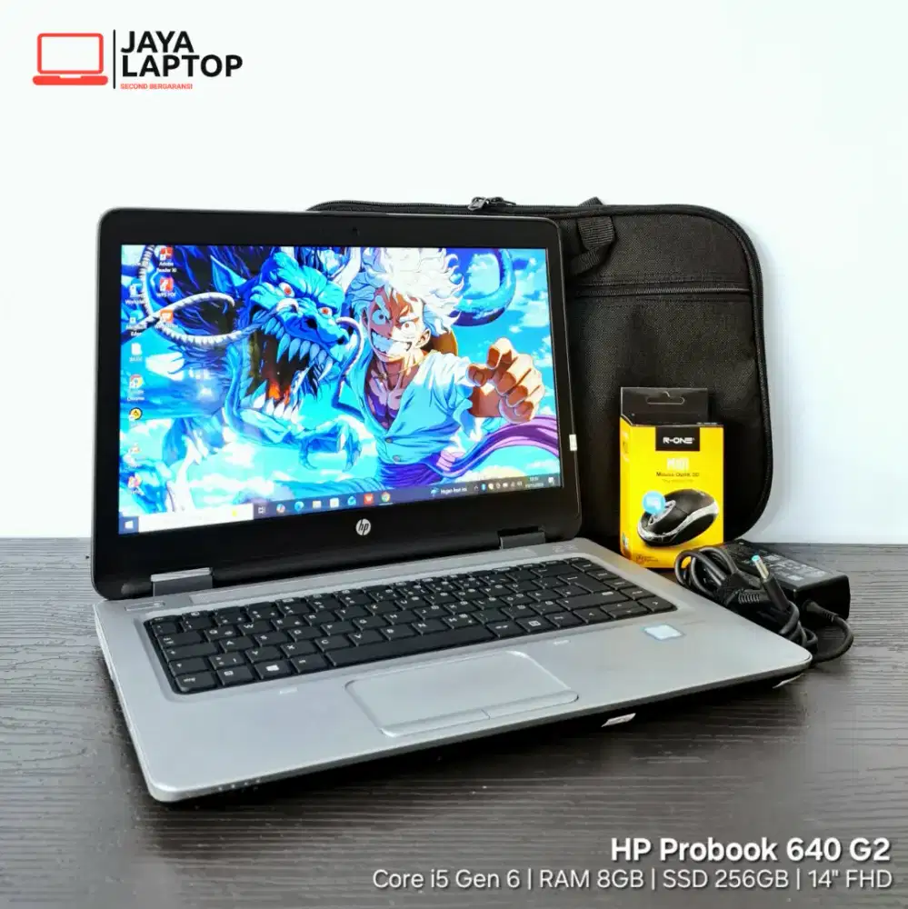 HP Probook 640 G2 Core i5 Gen 6 RAM 8GB SSD 256GB Laptop Second Bekas
