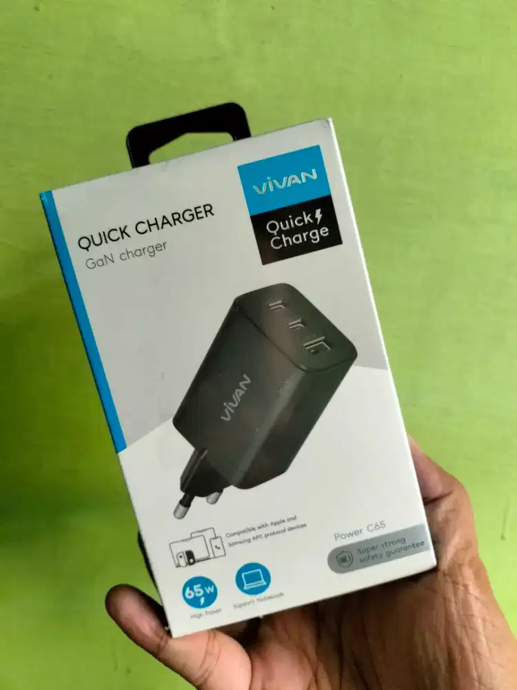 Charger Vivan Power C65 Quick Charge 65 Watt