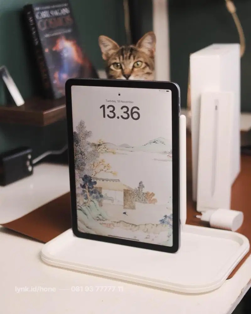 iPad Air 5 M1 64GB Purple MULUS BONUS PENCIL TERMURAH ICLOUD AMAN