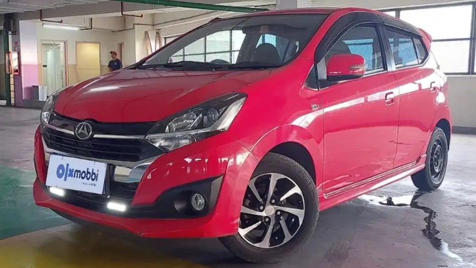 TDP 5,JT Daihatsu Ayla 1.2 R Bensin-MT Merah 2019